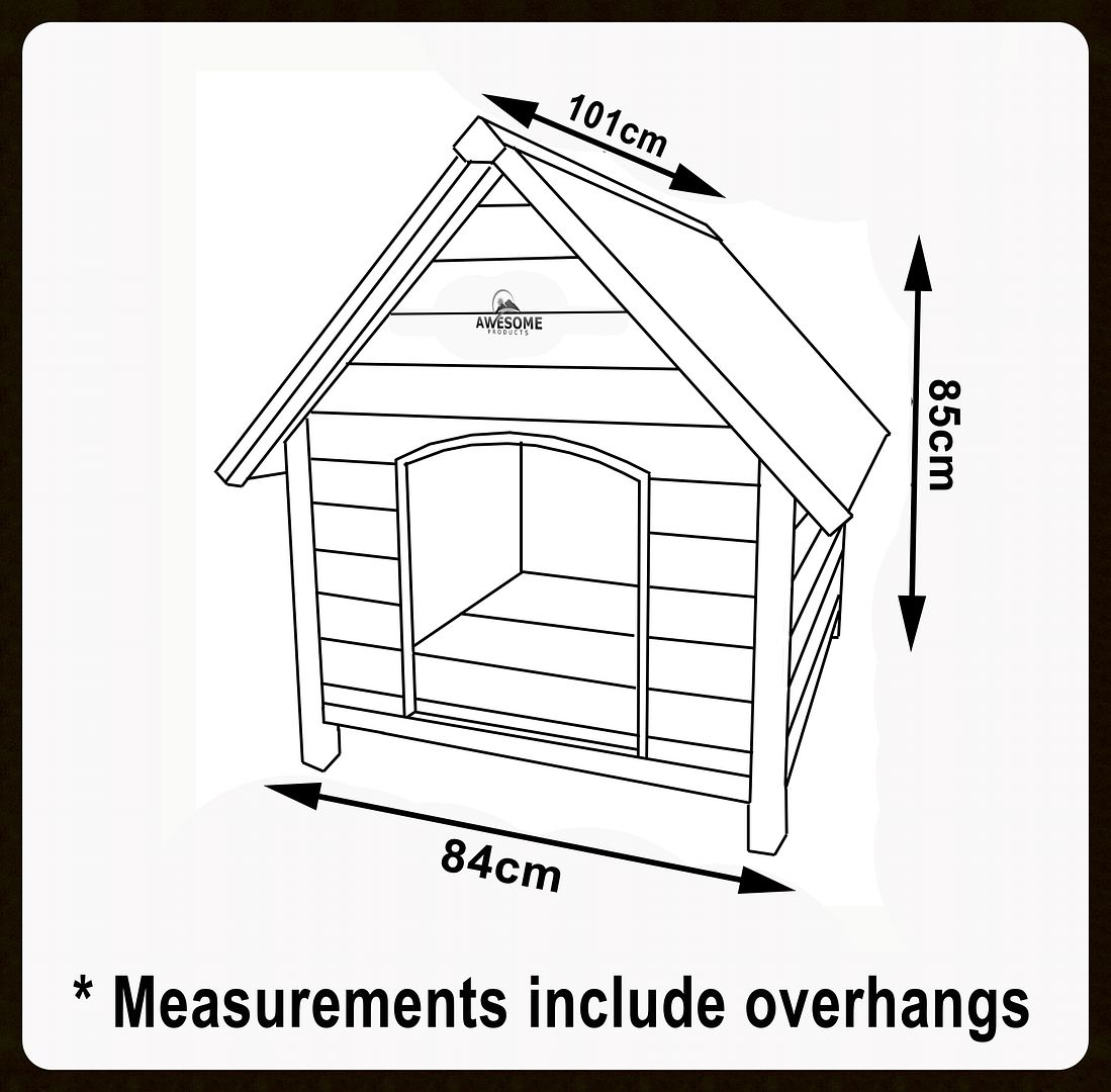 Extra/Large Sussex Dog Kennel Kennels House With Removable Floor Easy